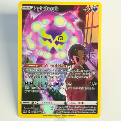 Spiritomb TG09/TG30 Trainer Gallery Ultra Rare – Lost Origin – Near Mint – English