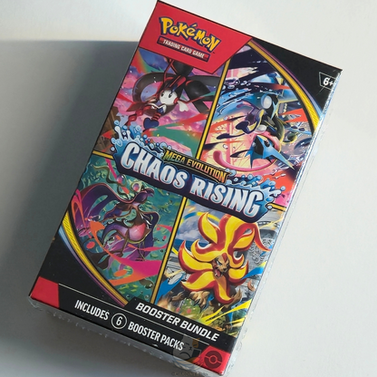 Pokémon TCG: Mega Evolution - Chaos Rising Booster Bundle (6 Booster Packs) – Sealed – English