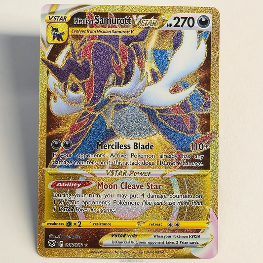 Hisuian Samurott Vstar 209/189 Full Art Ultra Rare – Astral Radiance – Near Mint – English