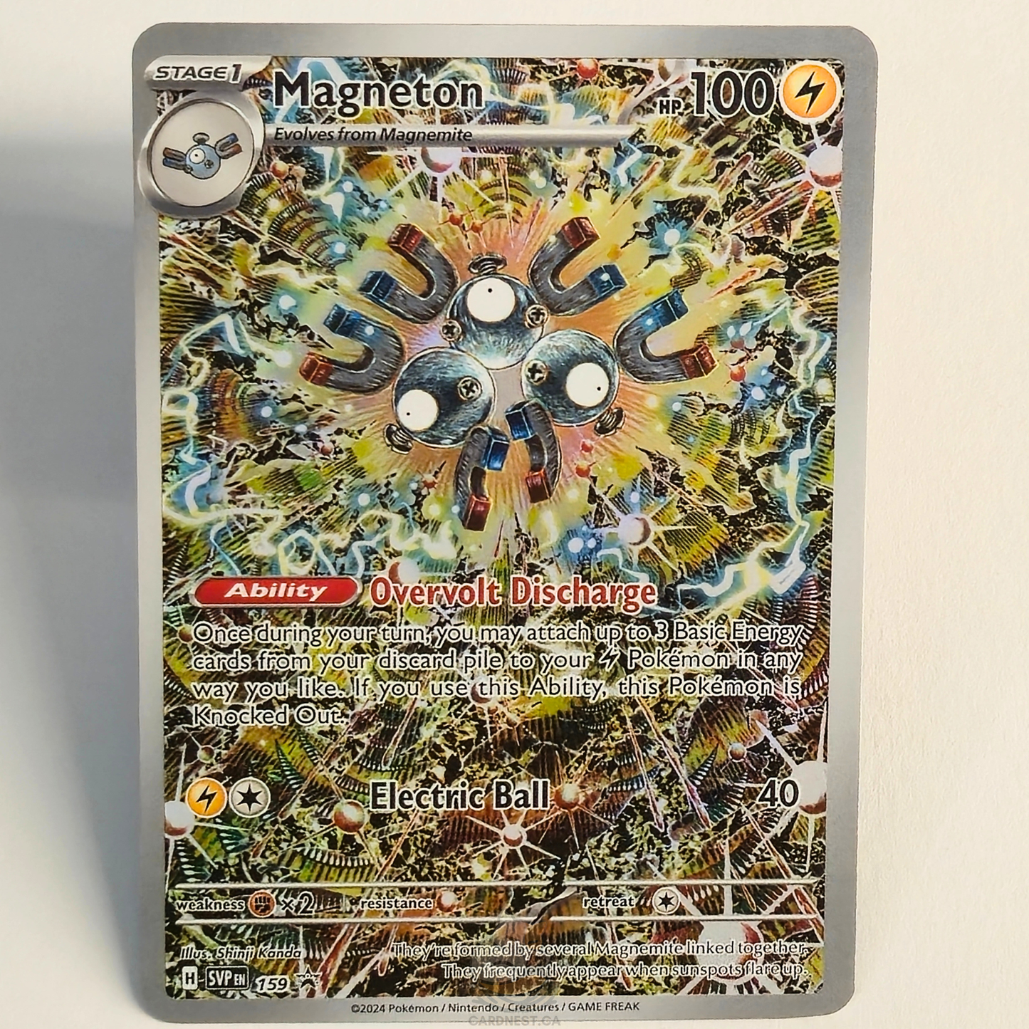 Magneton 159 Full Art Black Star Promo – Scarlet & Violet – Near Mint – English