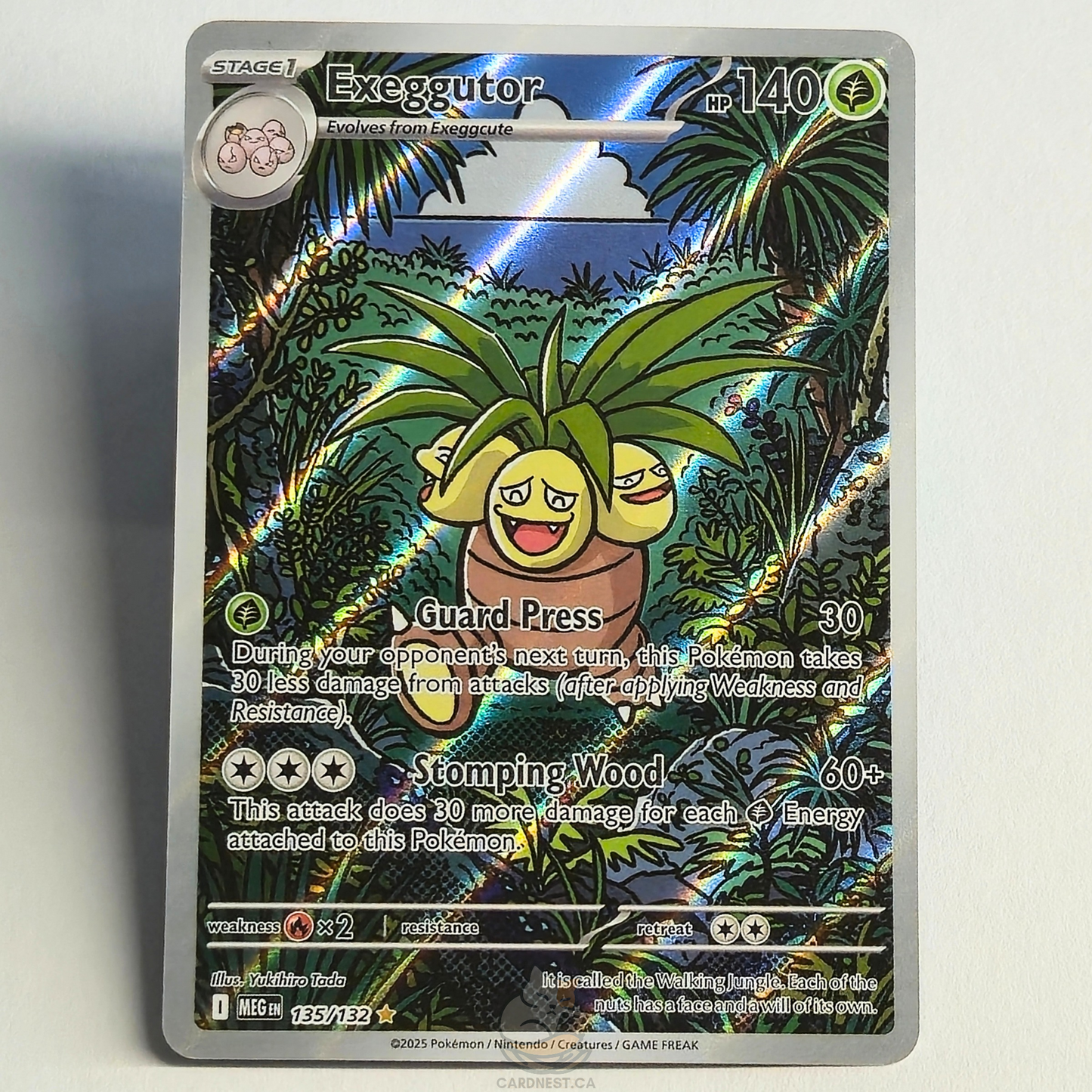 Exeggutor 135/132 Full Art Illustration Rare – Mega Evolution – Near Mint – English