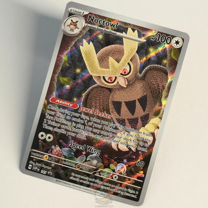 Noctowl 141 Full Art Black Star Promo – Scarlet & Violet – Near Mint – English