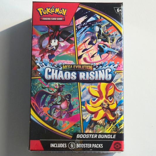 Pokémon TCG: Mega Evolution - Chaos Rising Booster Bundle (6 Booster Packs) – Sealed – English
