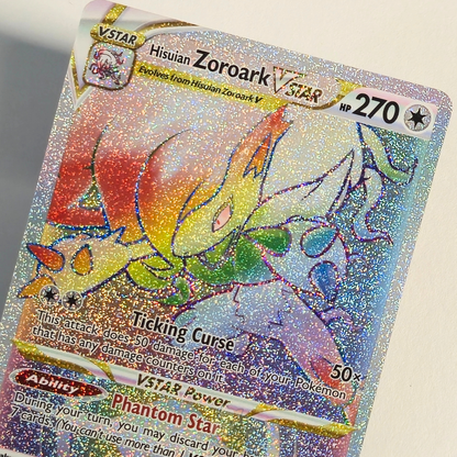 Hisuian Zoroark Vstar 203/196 Full Art Secret Rare – Lost Origin – Near Mint – English