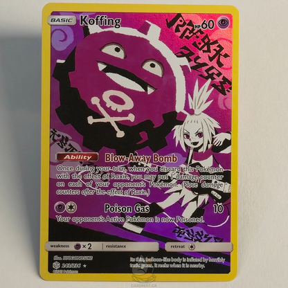Koffing 243/236 Full Art Secret Rare – Cosmic Eclipse – Near Mint – English