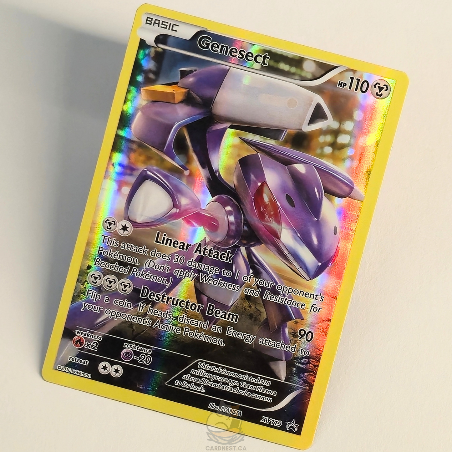 Genesect XY119 Full Art Black Star Promo – Xy Promos – Near Mint – English