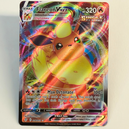 Flareon Vmax 018/203 Full Art Ultra Rare – Evolving Skies – Near Mint – English