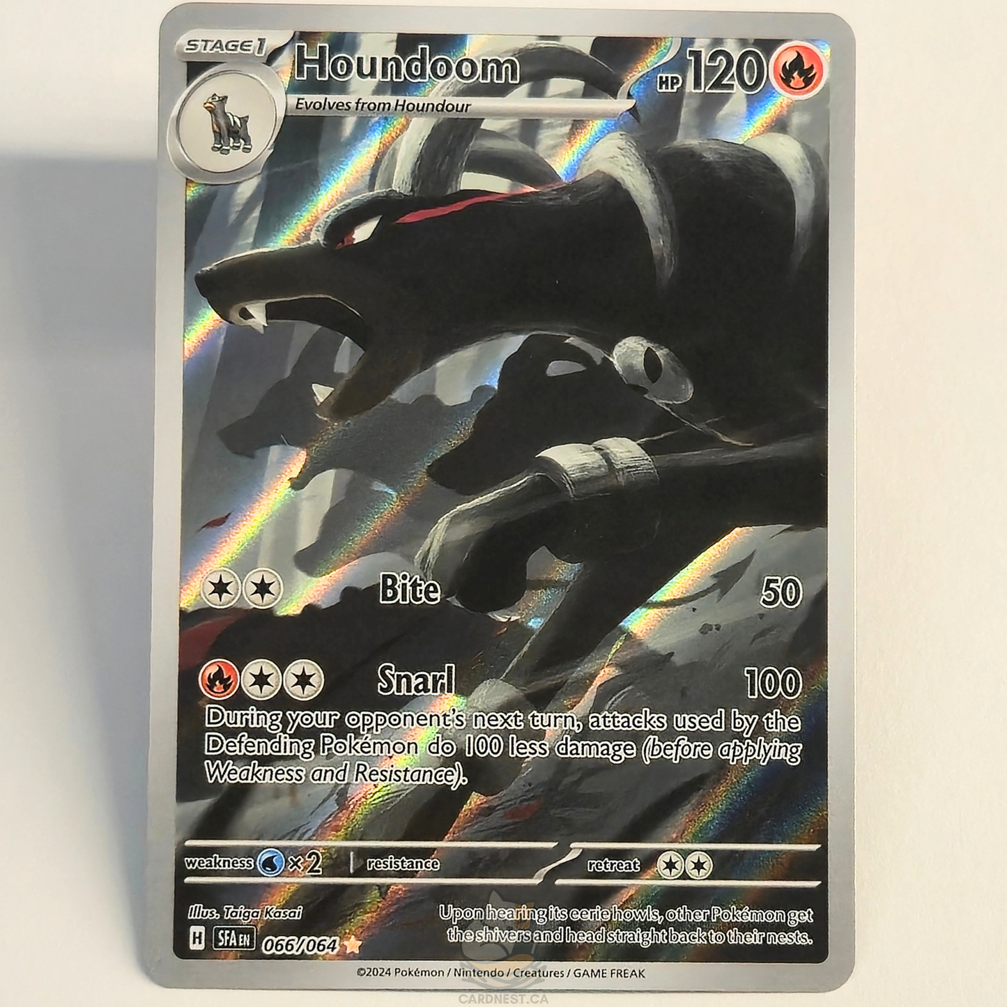 Houndoom 066/064 Full Art Illustration Rare – Shrouded Fable – Near Mint – English