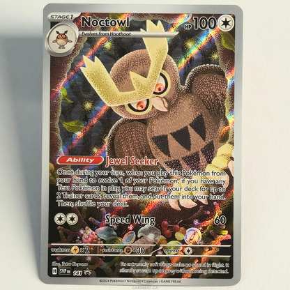 Noctowl 141 Full Art Black Star Promo – Scarlet & Violet – Near Mint – English