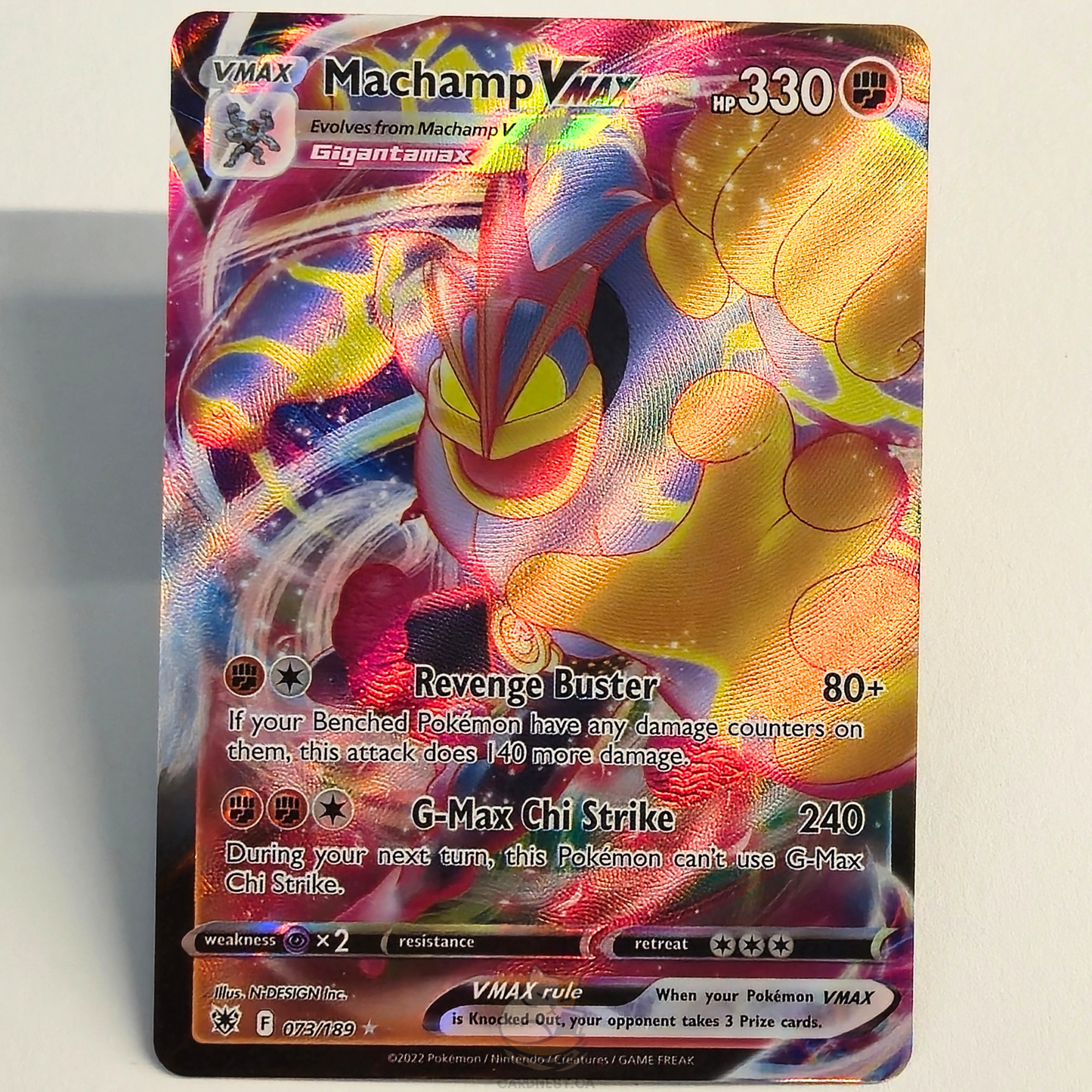 Machamp Vmax 073/189 Full Art Ultra Rare – Astral Radiance – Near Mint – English