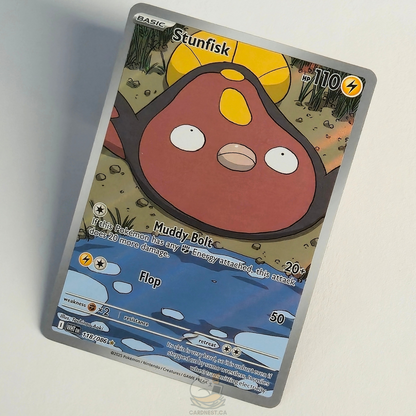 Stunfisk 118/086 Full Art Illustration Rare – White Flare – Near Mint – English