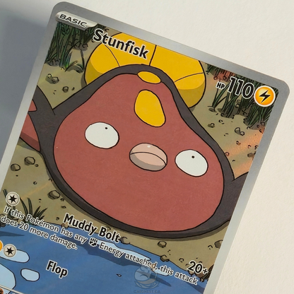 Stunfisk 118/086 Full Art Illustration Rare – White Flare – Near Mint – English
