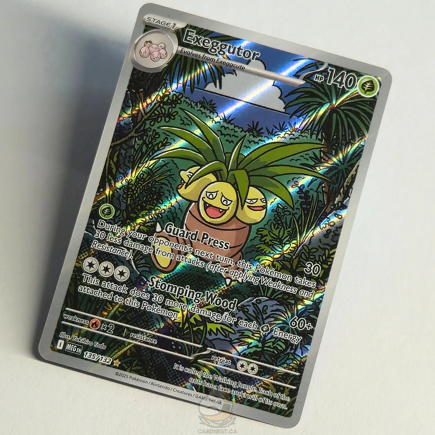 Exeggutor 135/132 Full Art Illustration Rare – Mega Evolution – Near Mint – English