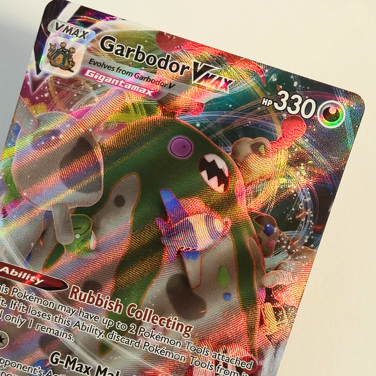 Garbodor Vmax 101/203 Full Art Ultra Rare – Evolving Skies – Near Mint – English