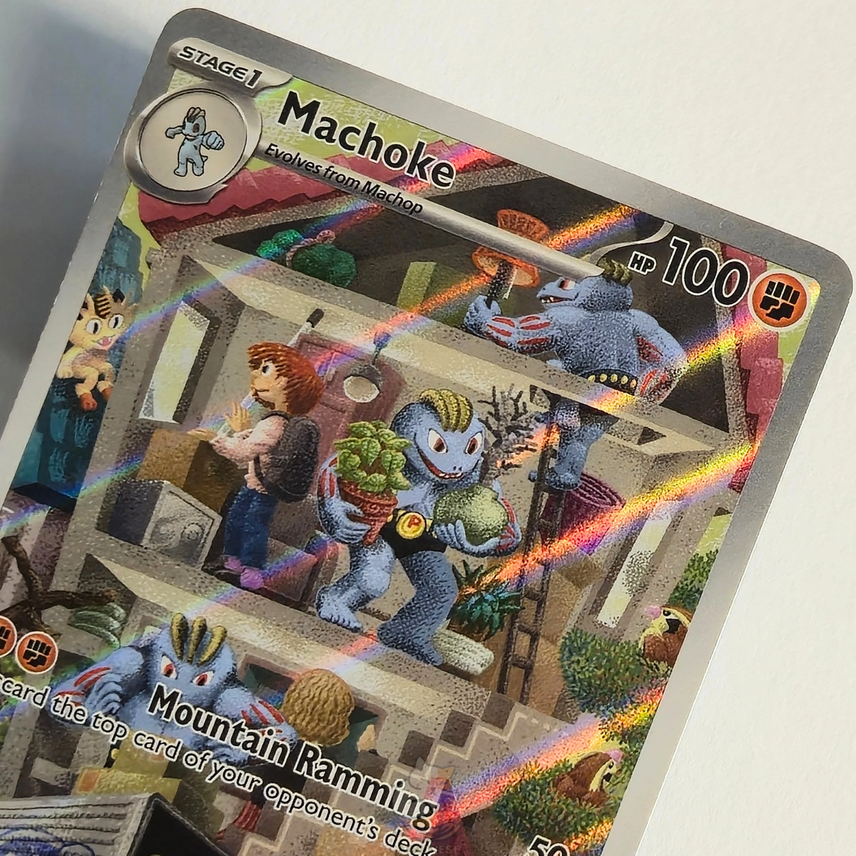 Machoke 177/165 Full Art Illustration Rare – Scarlet & Violet 151 – Near Mint – English