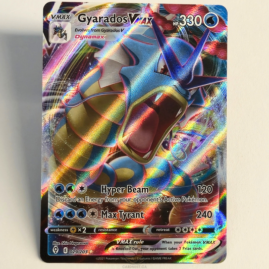 Gyarados Vmax 029/203 Full Art Ultra Rare – Evolving Skies – Near Mint – English
