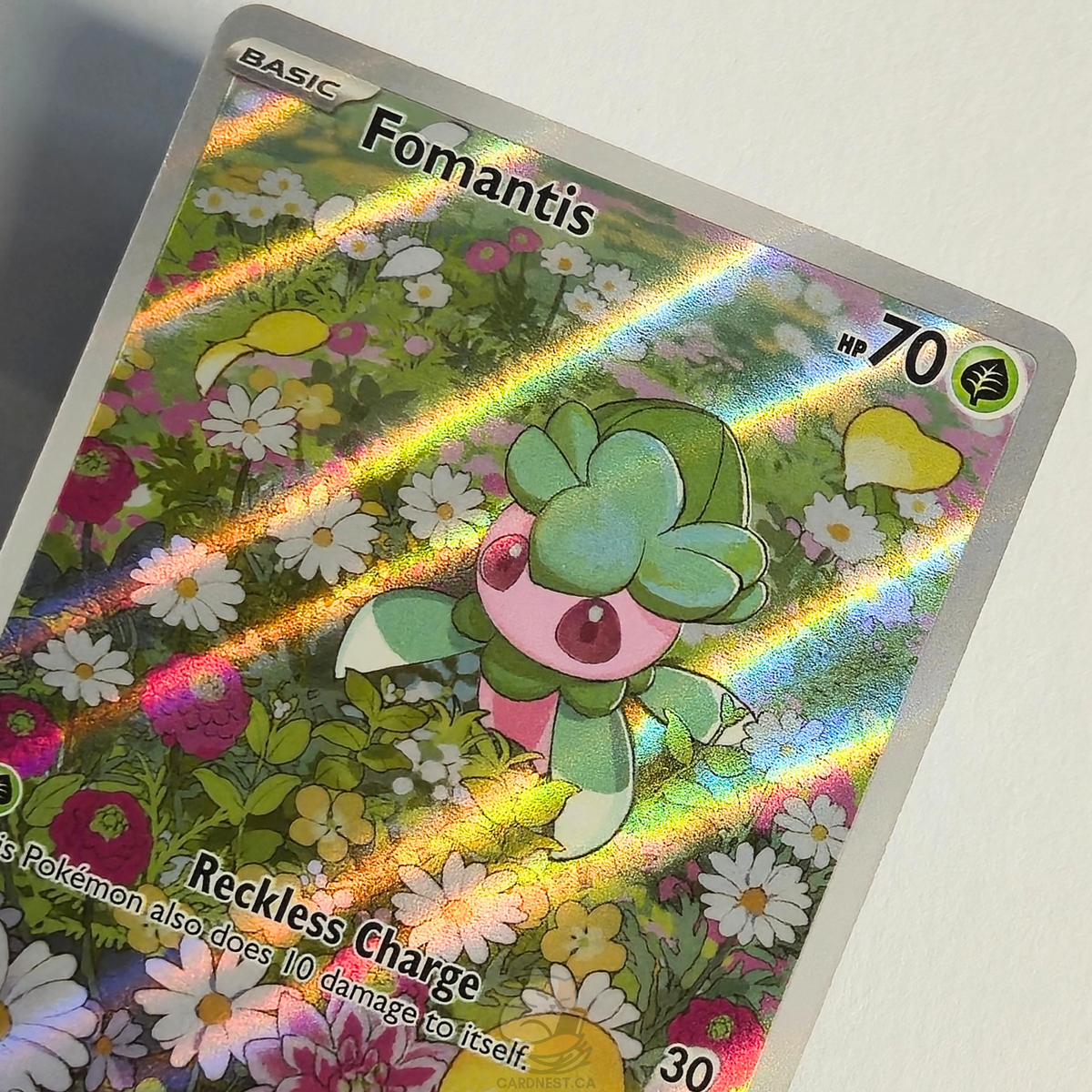 Fomantis 085/084 Full Art Illustration Rare – Pitch Black – Near Mint – English