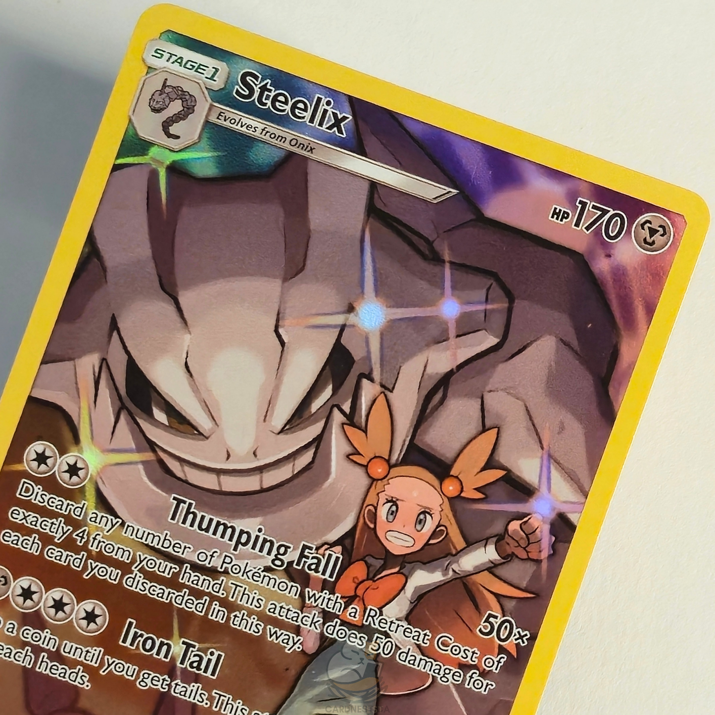 Steelix 247/236 Full Art Secret Rare – Cosmic Eclipse – Near Mint – English