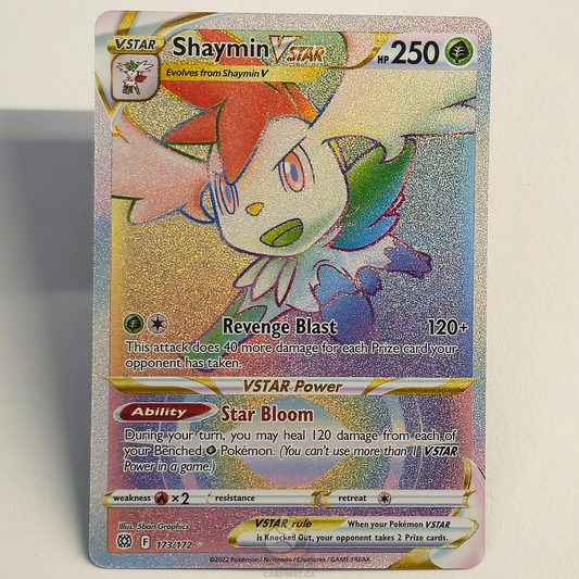 Shaymin Vstar 173/172 Full Art Ultra Rare – Brilliant Stars – Near Mint – English