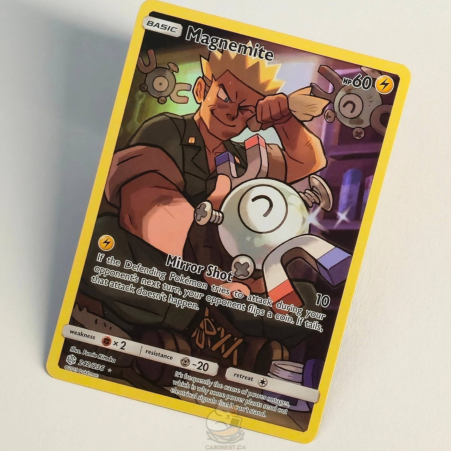 Magnemite 242/236 Full Art Secret Rare – Cosmic Eclipse – Near Mint – English