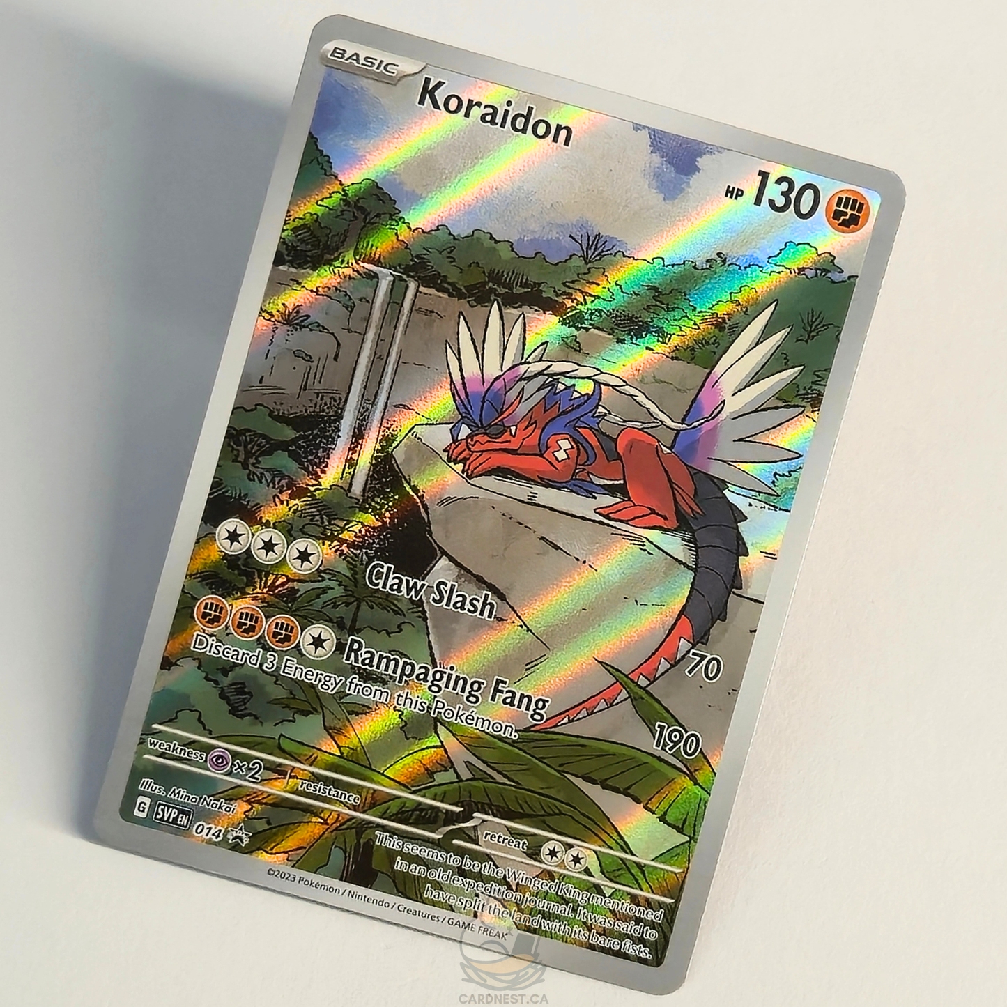 Koraidon 014 Full Art Black Star Promo – Scarlet & Violet – Near Mint – English