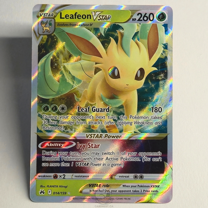 Leafeon Vstar 014/159 Full Art Ultra Rare – Crown Zenith – Near Mint – English