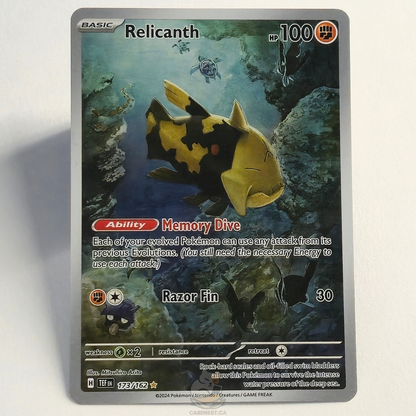 Relicanth 173/162 Full Art Illustration Rare – Temporal Forces – Near Mint – English