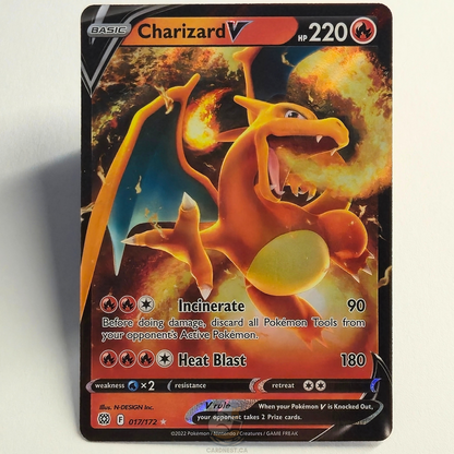 Charizard V 017/172 Full Art Ultra Rare – Brilliant Stars – Near Mint – English