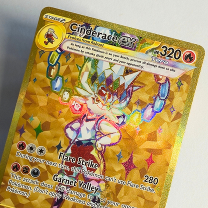 Cinderace Ex 163 Black Star Promo – Scarlet & Violet – Near Mint – English