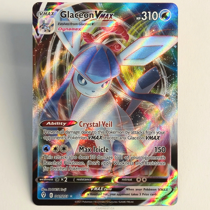 Glaceon Vmax 041/203 Full Art Ultra Rare – Evolving Skies – Near Mint – English