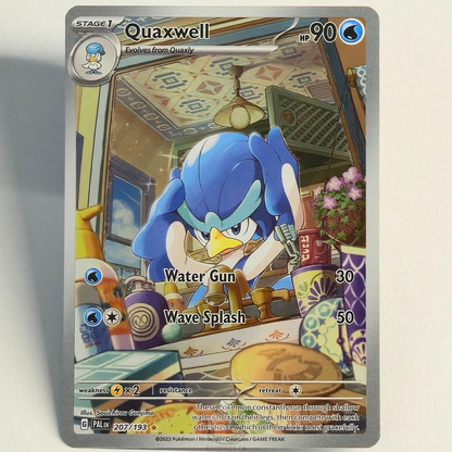 Quaxwell 207/193 Full Art Illustration Rare – Paldea Evolved – Near Mint – English