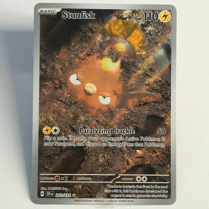 Stunfisk 202/191 Full Art Illustration Rare – Surging Sparks – Near Mint – English