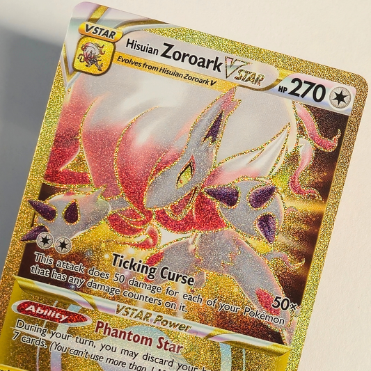 Hisuian Zoroark Vstar 213/196 Full Art Secret Rare – Lost Origin – Near Mint – English