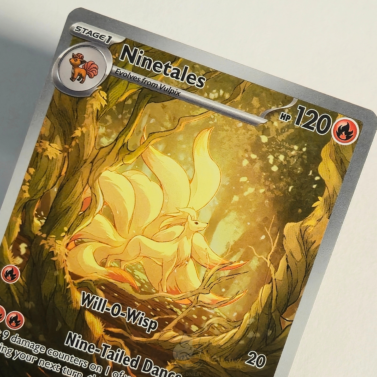 Ninetales 199/197 Full Art Illustration Rare – Obsidian Flames – Near Mint – English