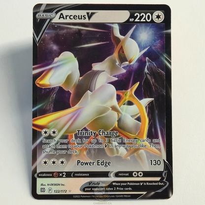 Arceus V 122/172 Full Art Ultra Rare – Brilliant Stars – Near Mint – English