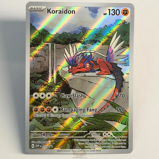 Koraidon 014 Full Art Black Star Promo – Scarlet & Violet – Near Mint – English