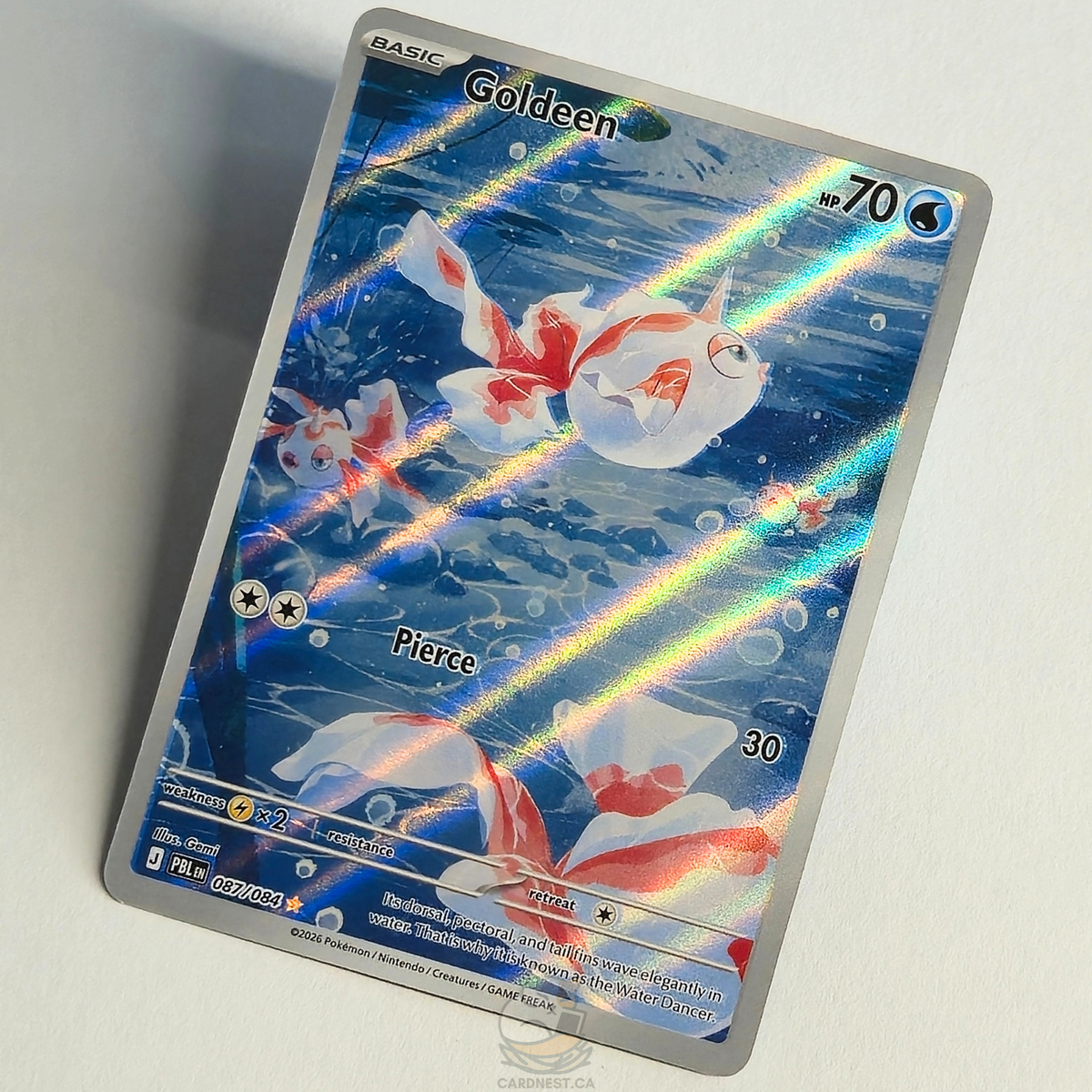 Goldeen 087/084 Full Art Illustration Rare – Pitch Black – Near Mint – English