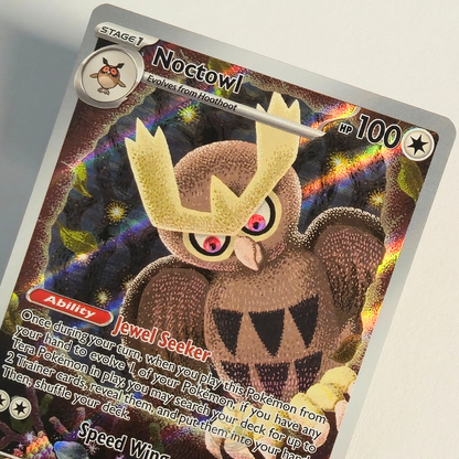 Noctowl 141 Full Art Black Star Promo – Scarlet & Violet – Near Mint – English