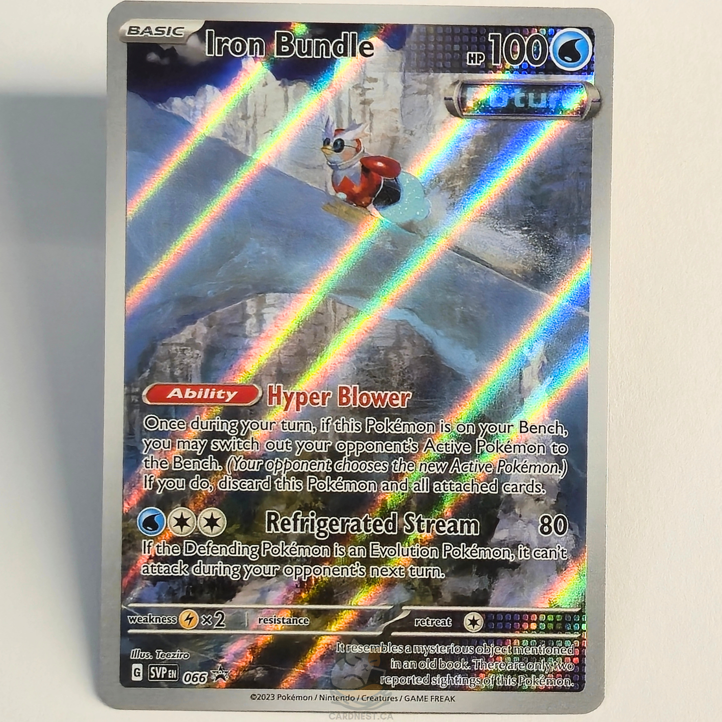 Iron Bundle 066 Full Art Black Star Promo – Scarlet & Violet – Near Mint – English