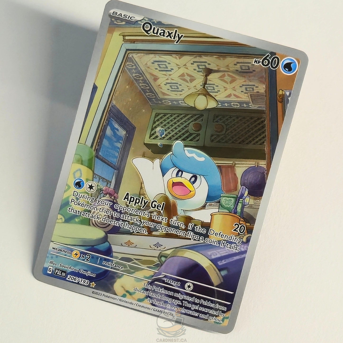 Quaxly 206/193 Full Art Illustration Rare – Paldea Evolved – Near Mint – English