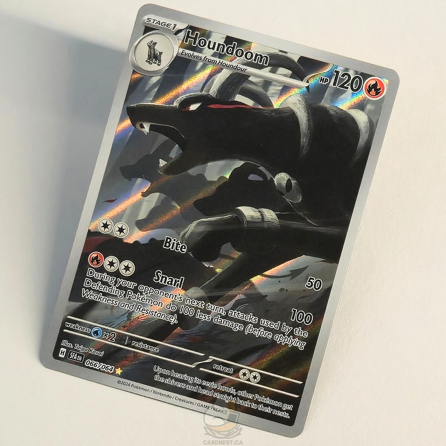 Houndoom 066/064 Full Art Illustration Rare – Shrouded Fable – Near Mint – English