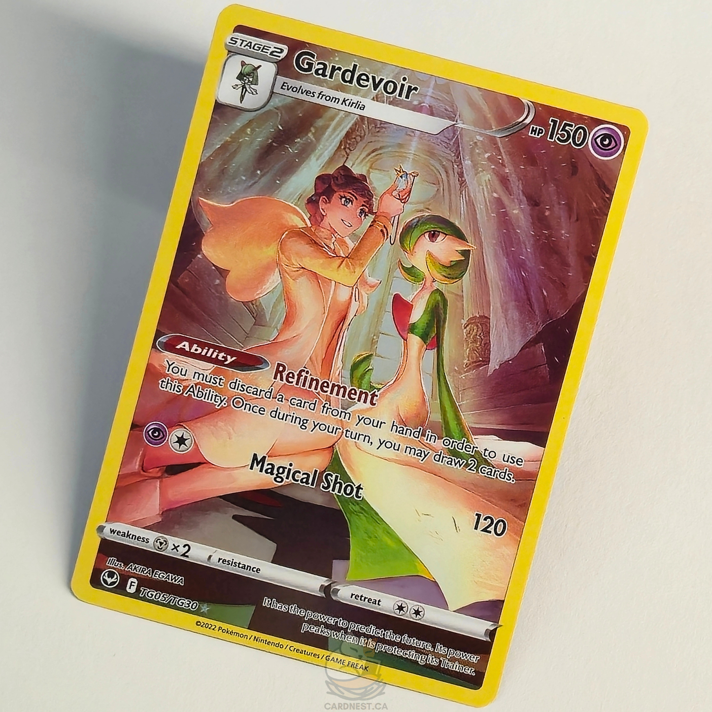 Gardevoir TG05/TG30 Trainer Gallery Ultra Rare – Silver Tempest – Near Mint – English