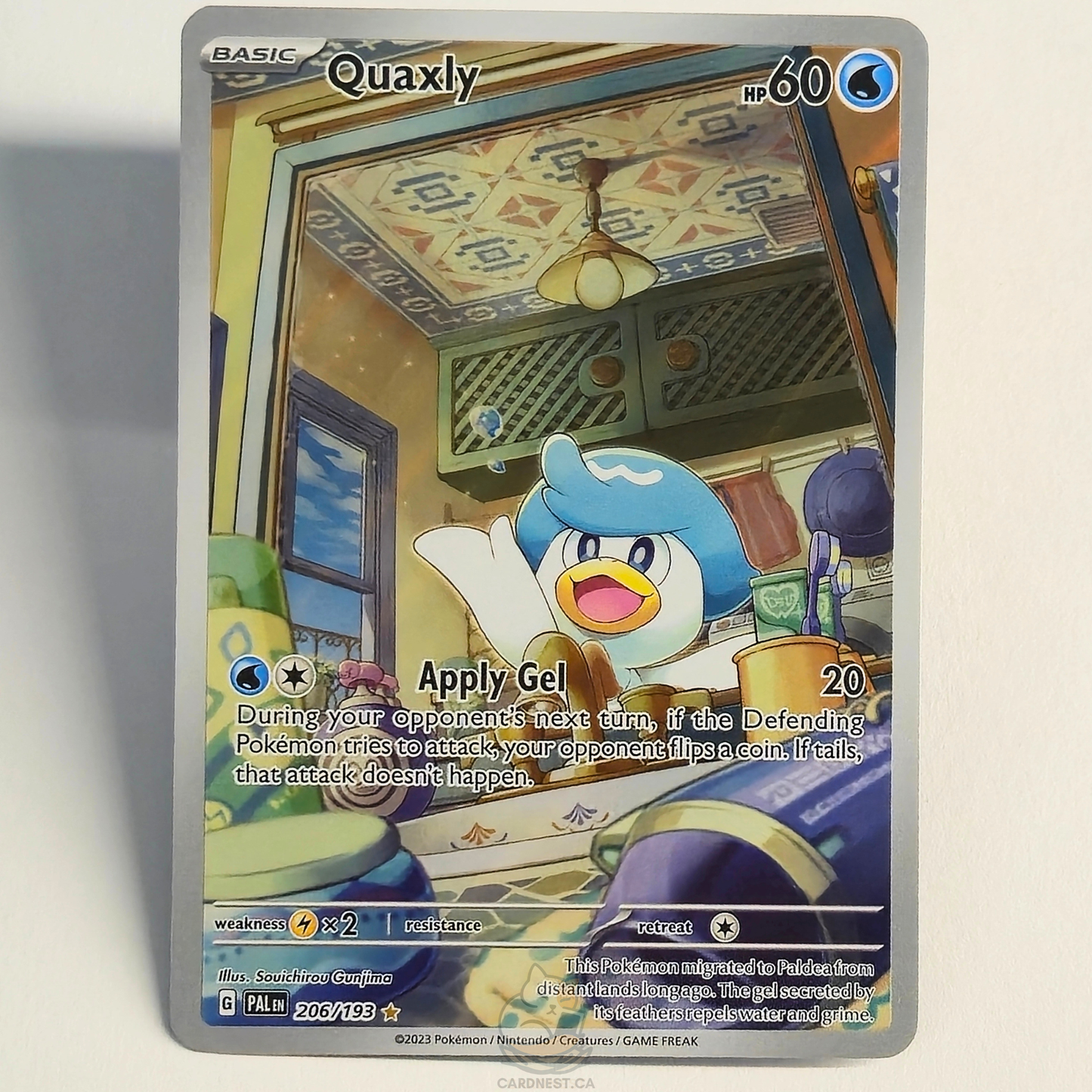 Quaxly 206/193 Full Art Illustration Rare – Paldea Evolved – Near Mint – English