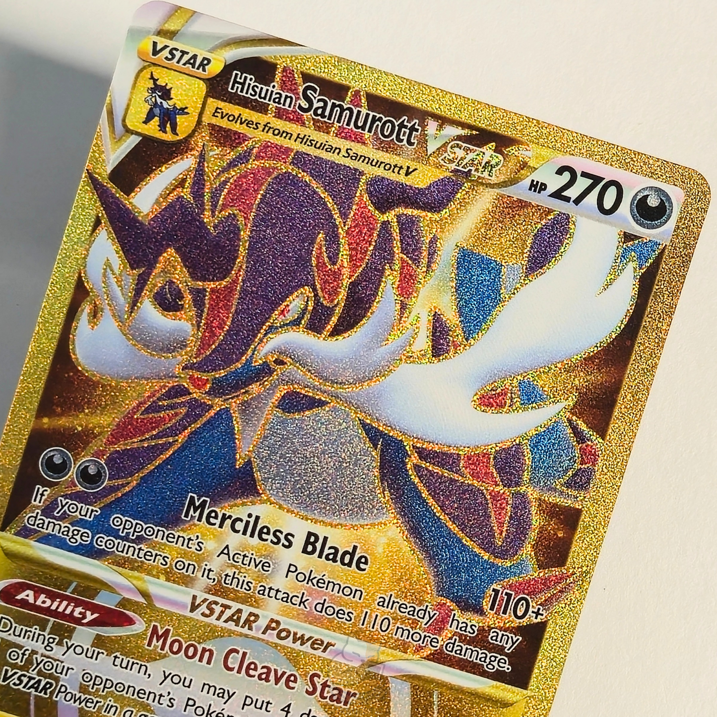 Hisuian Samurott Vstar 209/189 Full Art Ultra Rare – Astral Radiance – Near Mint – English