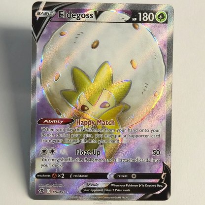 Eldegoss V 176/192 Full Art Ultra Rare – Rebel Clash – Near Mint – English