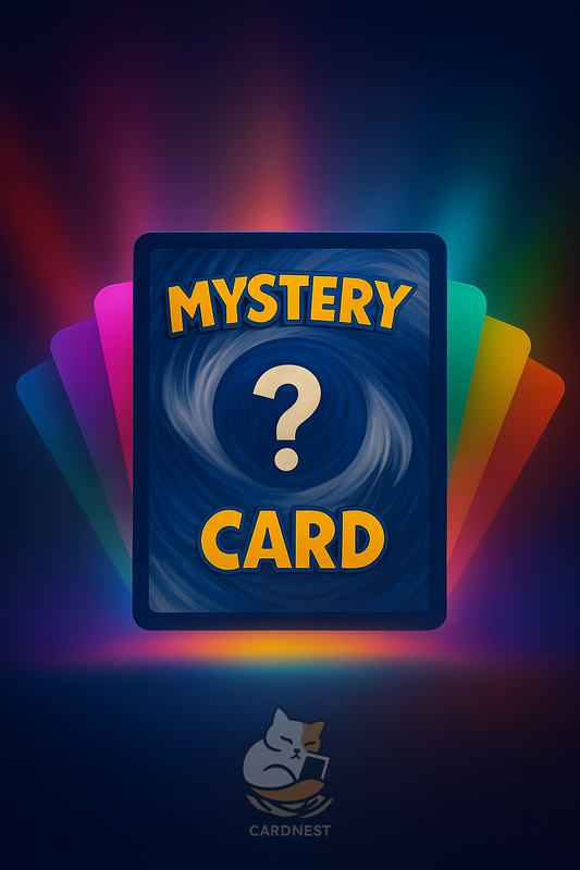 CardNest Standard Pokémon Mystery Pack image showing a blue mystery card with colorful cards behind it.